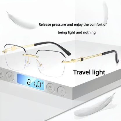 Ultra-lightweight anti-blue light integrated Progressive reading glasses