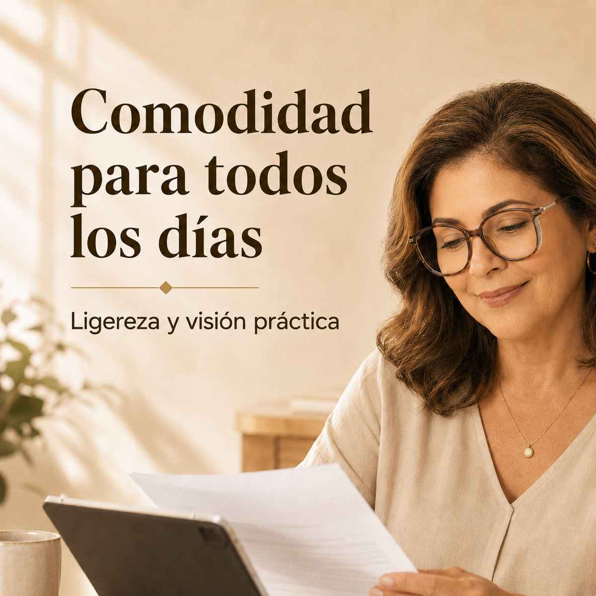 ¡Qué maravilla de tecnología alemana! Gafas progresivas ultracómodas (+1,0 a +4,0)