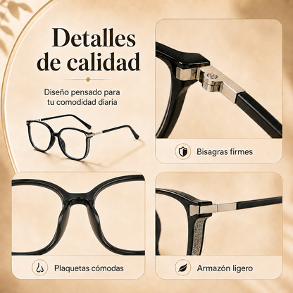 ¡Qué maravilla de tecnología alemana! Gafas progresivas ultracómodas (+1,0 a +4,0)