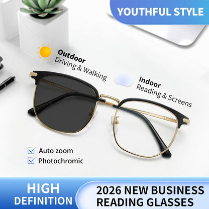 ¡Lo último en tecnología alemana! Lentes progresivos súper cómodos (+1.0 a +7.0)