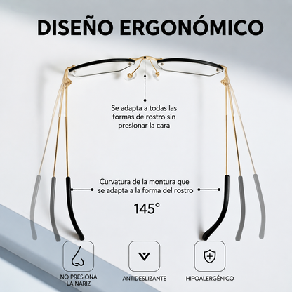 👓🌟Gafas de lectura ultraligeras y de adaptación precisa, con distancia focal ajustable y lentes portátiles de alta definición que protegen la vista y reducen la fatiga ocular para una lectura cómoda